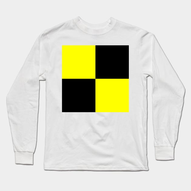 Quarantine Flag Nautical Long Sleeve T-Shirt by CafePretzel